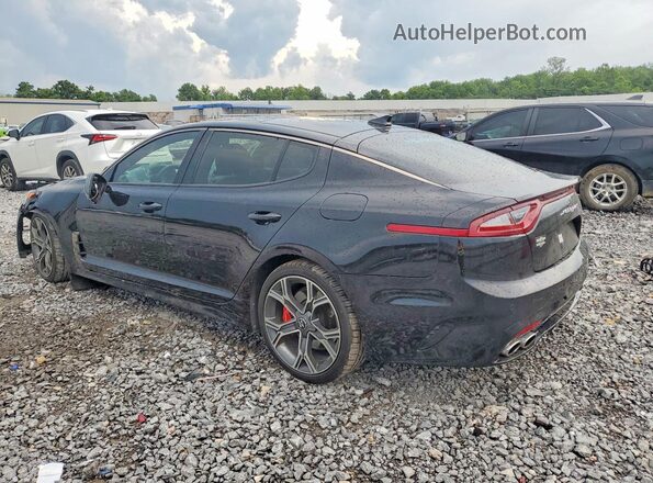 KNAE45LC6M6087903 2021 KIA STINGER Black Задня ліва чверть