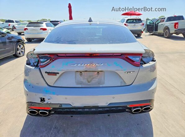 KNAE45LC7K6064904 2019 KIA STINGER Серый Вид сзади