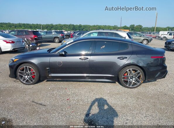 KNAE45LC9N6109779 2022 KIA STINGER Black Панорамний вид салону 360°