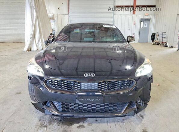 KNAE55LC1J6040285 2018 KIA STINGER Black Vista frontal