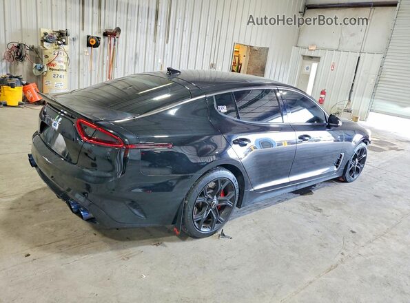 KNAE55LC1J6040285 2018 KIA STINGER Black Trasero derecho