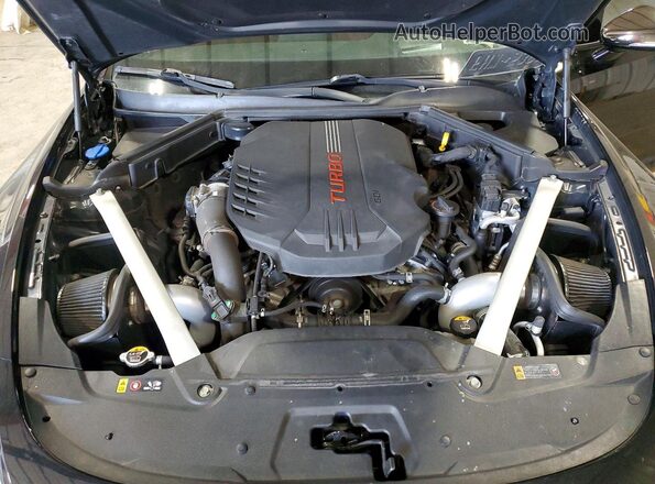 KNAE55LC1J6040285 2018 KIA STINGER Black Vista interior trasera