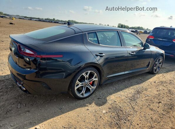 KNAE55LC1L6074231 2020 KIA STINGER Black Tył prawy