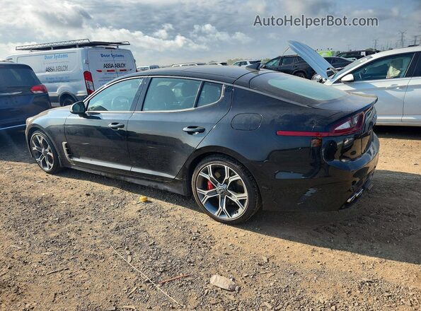 KNAE55LC1L6074231 2020 KIA STINGER Black Tył lewy