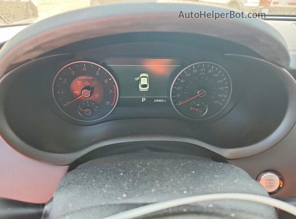 KNAE55LC1L6074231 2020 KIA STINGER Black Widok zestawu wskaźników