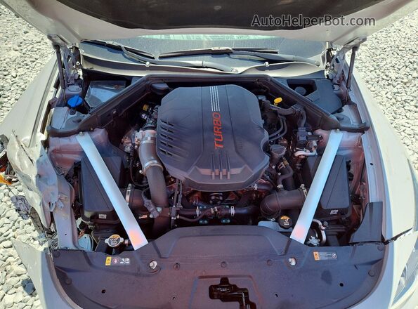KNAE55LC1P6134305 2023 KIA STINGER Gray Rear interior view