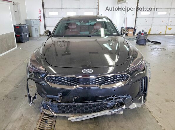 KNAE55LC2J6016772 2018 KIA STINGER Black Vista frontal