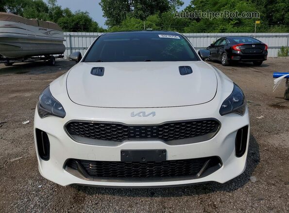KNAE55LC2N6118353 2022 KIA STINGER White Widok z przodu