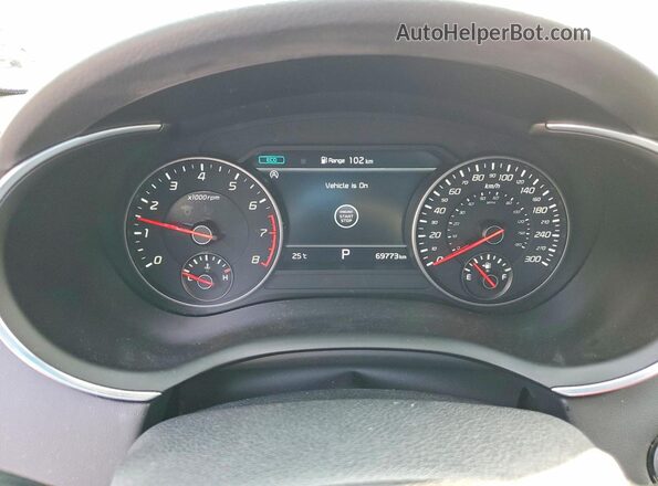 KNAE55LC2N6118353 2022 KIA STINGER White Widok zestawu wskaźników