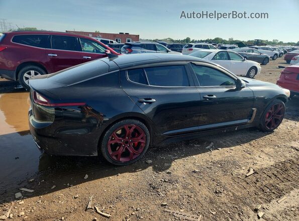 KNAE55LC3K6042928 2019 KIA STINGER Black Հետևի աջ