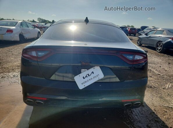 KNAE55LC3K6042928 2019 KIA STINGER Black Հետևի տեսք