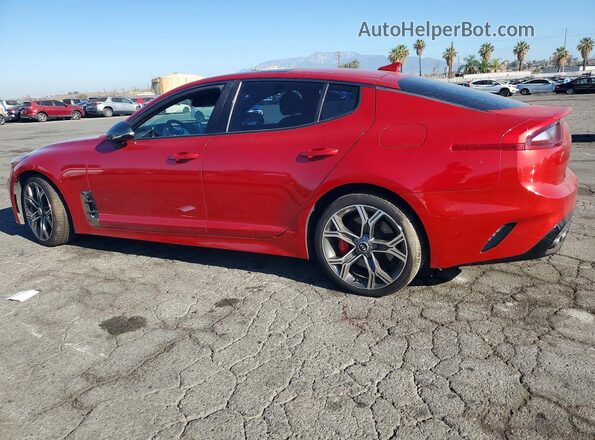 KNAE55LC3K6060152 2019 KIA STINGER Red Tył lewy