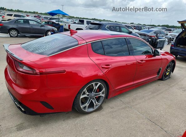 KNAE55LC3L6073632 2020 KIA STINGER Red Tył prawy