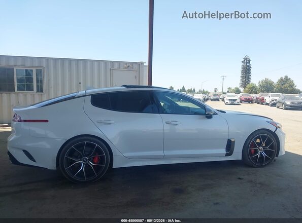 KNAE55LC3M6095924 2021 KIA STINGER White Rear interior view