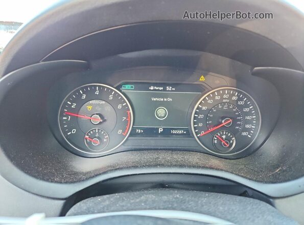KNAE55LC6J6040296 2018 KIA STINGER Gray Սարքավորումների վահանակի տեսք