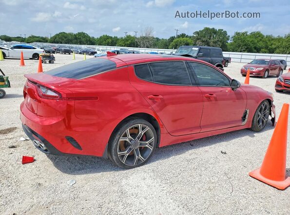KNAE55LC7J6040193 2018 KIA STINGER Red Rear right