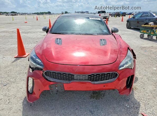 KNAE55LC7J6040193 2018 KIA STINGER Red Front view