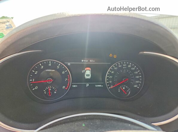 KNAE55LC7P6134339 2023 KIA STINGER White Instrument cluster view