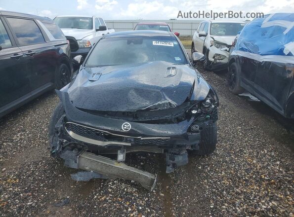 KNAE55LC8J6022186 2018 KIA STINGER Charcoal Դիմացի տեսք