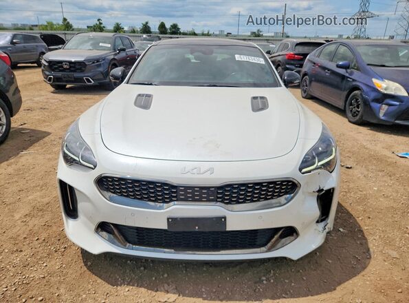 KNAE55LC8N6103159 2022 KIA STINGER White წინა ხედი