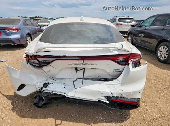 KNAE55LC8N6103159 2022 KIA STINGER White უკანა ხედი