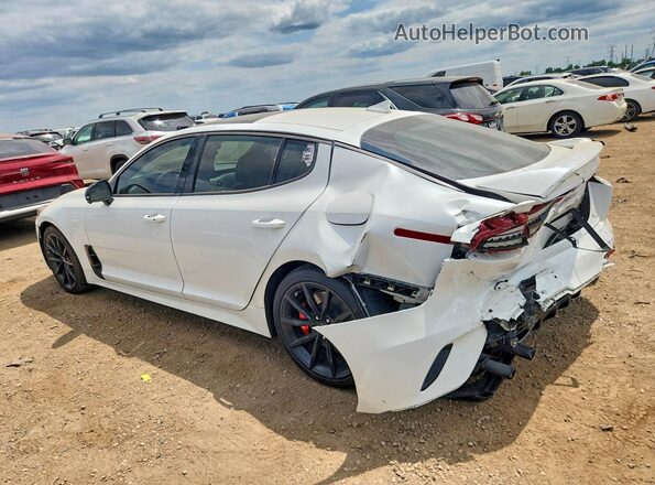 KNAE55LC8N6103159 2022 KIA STINGER White უკანა მარცხენა