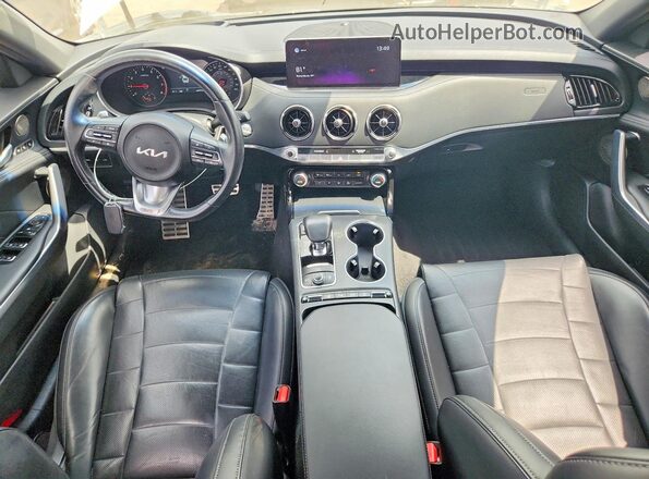 KNAE55LC8N6103159 2022 KIA STINGER White წინა პანელის ხედი