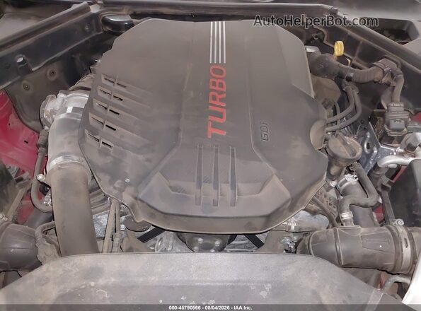 KNAE55LC9J6019944 2018 KIA STINGER Red Հետևի տեսք