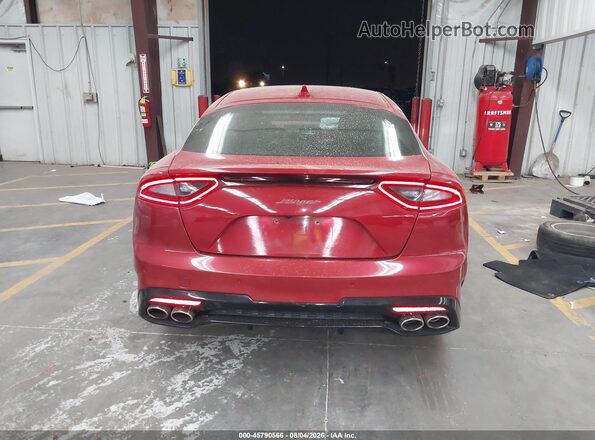 KNAE55LC9J6019944 2018 KIA STINGER Red 