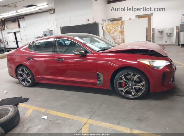 KNAE55LC9J6019944 2018 KIA STINGER Red Սալոնի հետևի տեսք