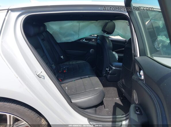 KNAE55LC9K6059698 2019 KIA STINGER Gray Widok naklejki z numerem VIN