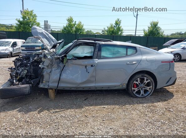 KNAE55LC9K6059698 2019 KIA STINGER Gray 