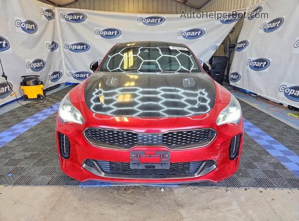 KNAE55LCXJ6011626 2018 KIA STINGER Two Tone Front view