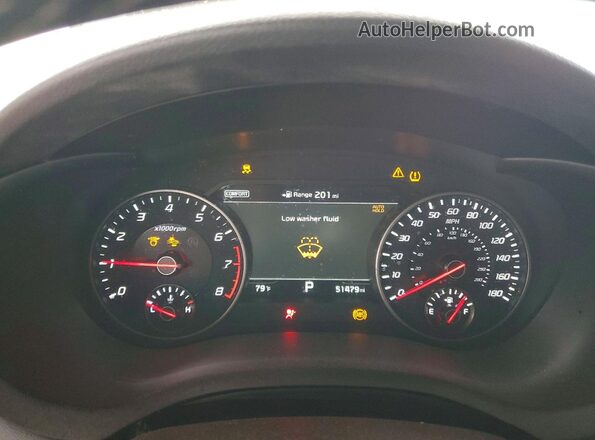 KNAE55LCXL6079945 2020 KIA STINGER Gray Widok zestawu wskaźników