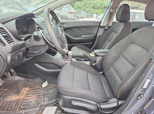 KNAFK4A60G5571786 2016 KIA FORTE Blue Widok wnętrza z przodu