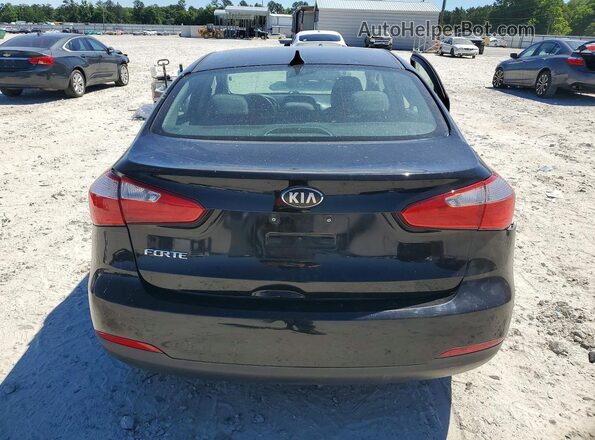KNAFK4A61G5519440 2016 KIA FORTE Black Rear view