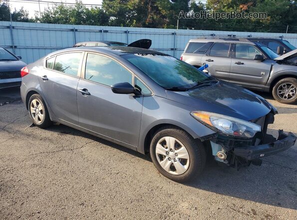 KNAFK4A62G5568792 2016 KIA FORTE Gray Front right