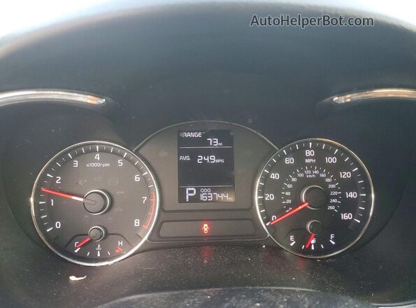 KNAFK4A62G5568792 2016 KIA FORTE Gray Instrument cluster view