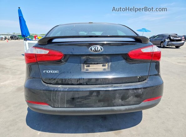 KNAFK4A62G5605825 2016 KIA FORTE Black უკანა ხედი