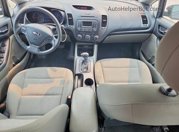 KNAFK4A64G5456673 2016 KIA FORTE Black Vista del salpicadero