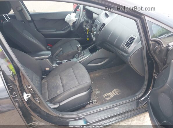 KNAFK4A64G5485722 2016 KIA FORTE Black Vista interior delantera