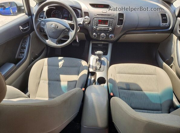 KNAFK4A64G5534207 2016 KIA FORTE Silver Առջևի վահանակի տեսք