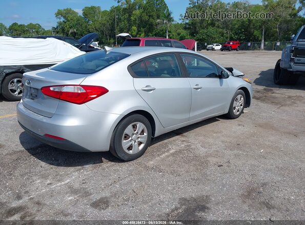 KNAFK4A64G5576053 2016 KIA FORTE Серебряный Задняя правая четверть