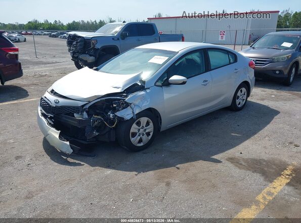 KNAFK4A64G5576053 2016 KIA FORTE Серебряный Передняя левая четверть