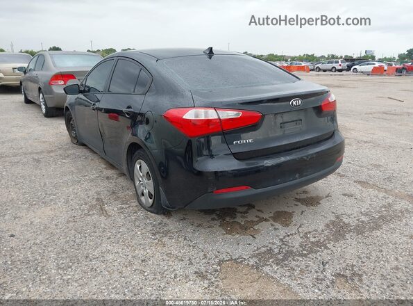 KNAFK4A65G5470226 2016 KIA FORTE Black Tył lewy