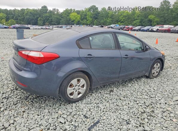 KNAFK4A65G5572691 2016 KIA FORTE Blue Հետևի աջ
