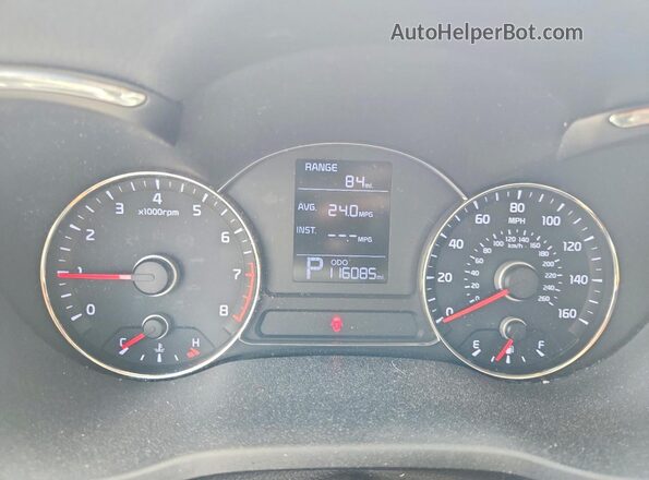 KNAFK4A65G5607004 2016 KIA FORTE White Սարքավորումների վահանակի տեսք