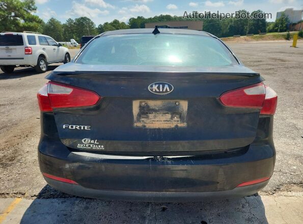KNAFK4A66G5519613 2016 KIA FORTE Black Widok z tyłu