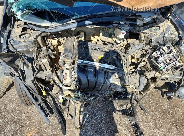 KNAFK4A66G5519613 2016 KIA FORTE Black Widok wnętrza z tyłu
