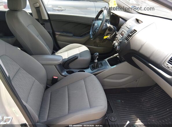 KNAFK4A66G5543247 2016 KIA FORTE Silver Սալոնի դիմացի տեսք